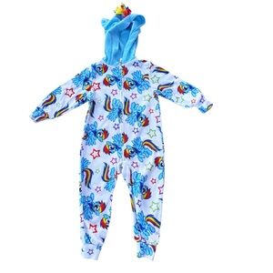My Little Pony One Piece Pajamas with Hood Size XS